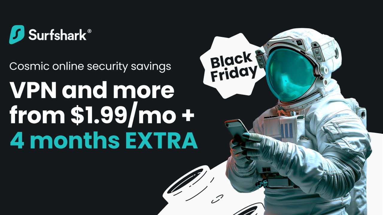 Surfshark Black Friday & Cyber Monday Deals for 2024 on VPN